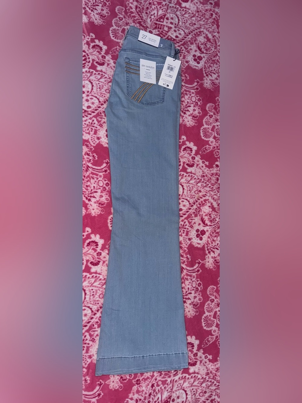 7 For All Mankind Dojo Flare Trouser Jeans - NWT